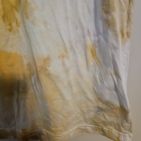 Local Beast Tie-Dye T-Shirt Bella Canvas Orange Yellow Unisex Crewneck Medium - Picture 8 of 10